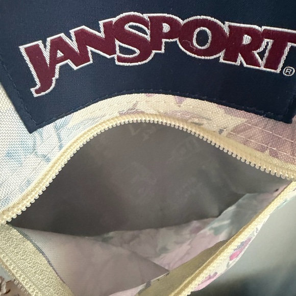 Jansport Floral Backpack - Pink and Blue - Picture 6 of 10